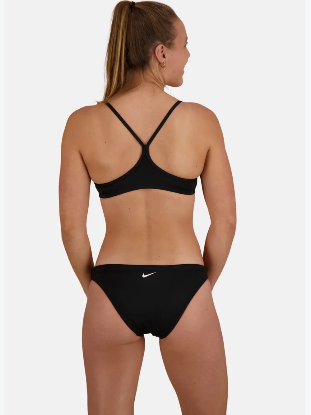 Nike Black Racerback Sports bikini swimsuit